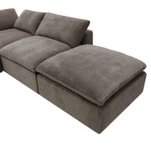 Cloud Deep Muse Mink Modular Sofa - 5 Piece color Muse Mink