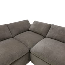 Cloud Muse Mink Modular Sofa - 4 Piece color Muse Mink