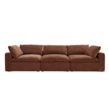Cloud Muse Rust Modular Sofa - 3 Piece color Muse Rust