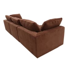 Cloud Muse Rust Modular Sofa - 3 Piece color Muse Rust
