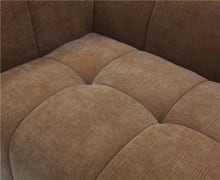Lucello Tribute Chestnut Modular Sofa with Ottoman - 3 Piece color Tribute Chestnut