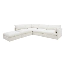 Willow Tribute Ice Modular Sofa - 5 Seater LAF Terminal color Tribute Ice