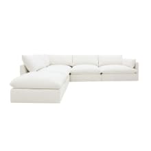 Willow Tribute Ice Modular Sofa - 5 Seater LAF Terminal color Tribute Ice