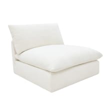 Willow Tribute Ice Armless Sofa Module color Tribute Ice