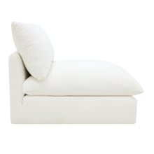 Willow Tribute Ice Armless Sofa Module color Tribute Ice