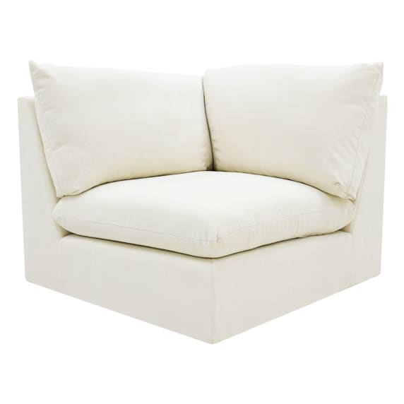 Ludlow Tribute Shell Corner Sofa Chair Module color Tribute Shell