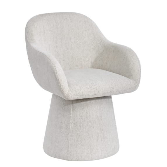 Freya Swivel Dining Chair Avon Mineral color Avon Mineral