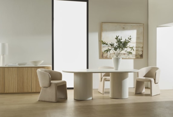 Trevon Dining Chair Santa Fe Sand color Sand