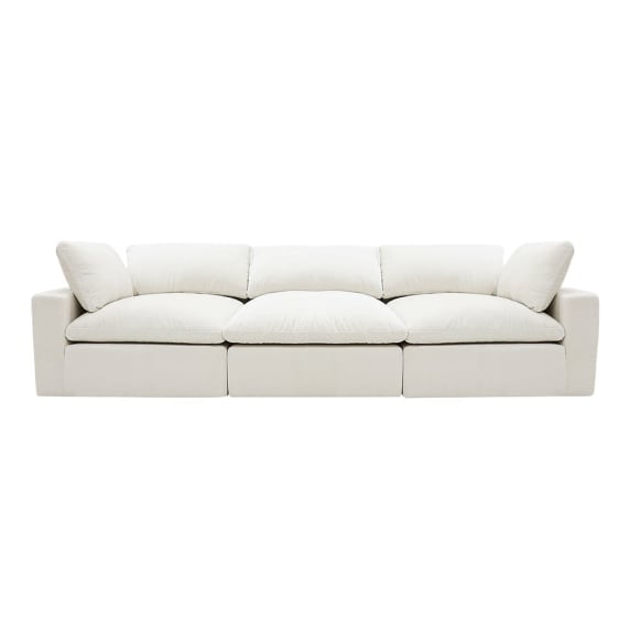 Skye Muse Flax Modular Sofa - 3 Seater color Muse Flax