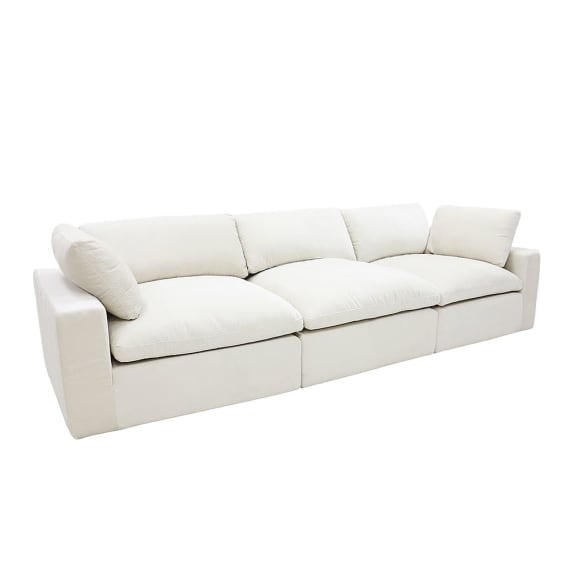 Skye Muse Flax Modular Sofa - 3 Seater color Muse Flax