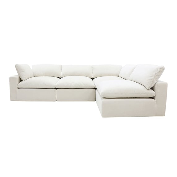 Skye Muse Flax Modular Sofa - 4 Seater color Muse Flax