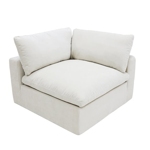 Skye Muse Flax Corner Sofa Module color Muse Flax