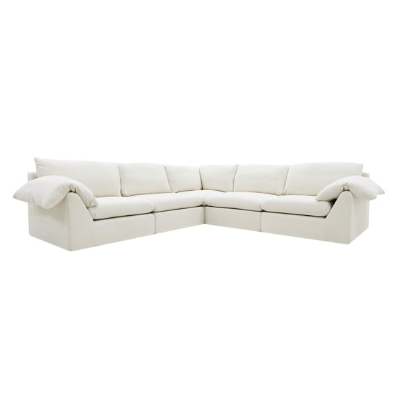 Ludlow Tribute Shell Corner Sofa - 5 Seater color Tribute Shell