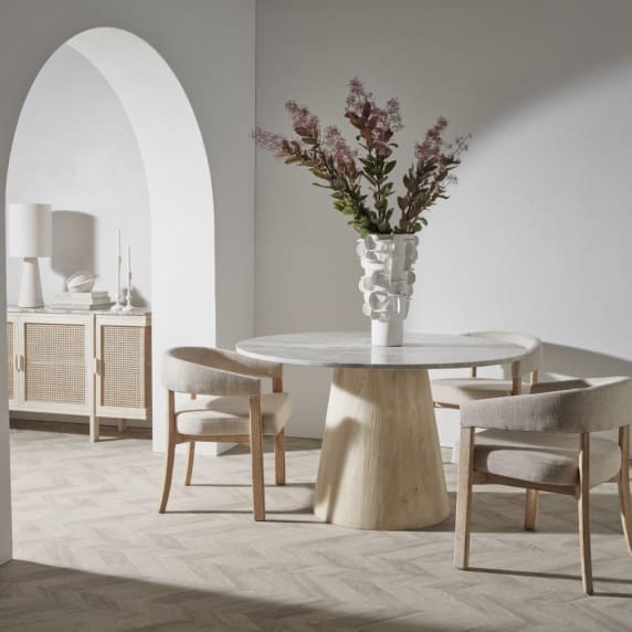 Jonah Dining Chair Brushed Elm & Natural color Brushed Elm / Natural