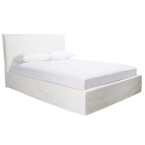 Noosa Bed Frame Pure White color Pure White