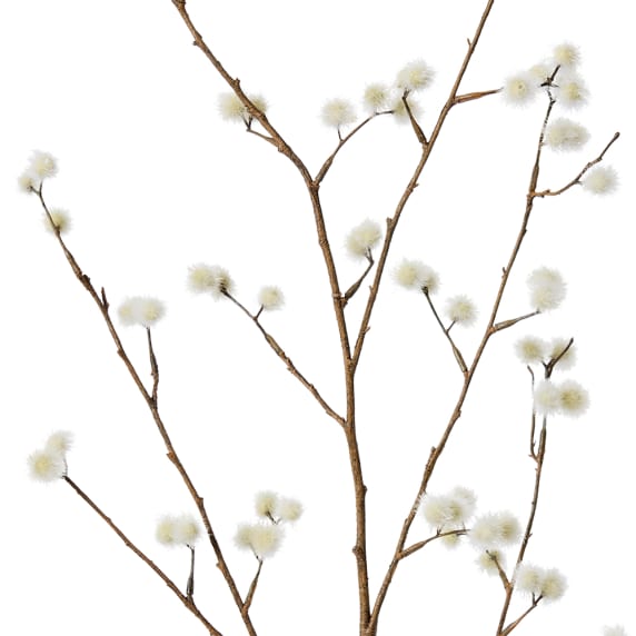 Pom Pom Spray - 105cm color White