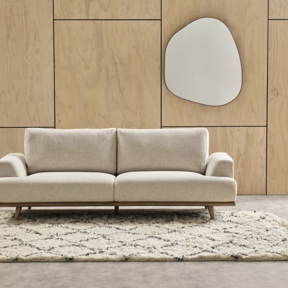 Guell Wall Mirror Black - 90cm x 101cm color Black