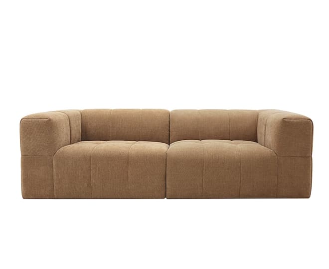 Lucello Tribute Chestnut Modular Sofa -  2 Piece color Tribute Chestnut