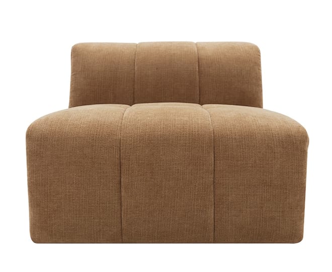 Lucello Tribute Chestnut Armless Module color Tribute Chestnut