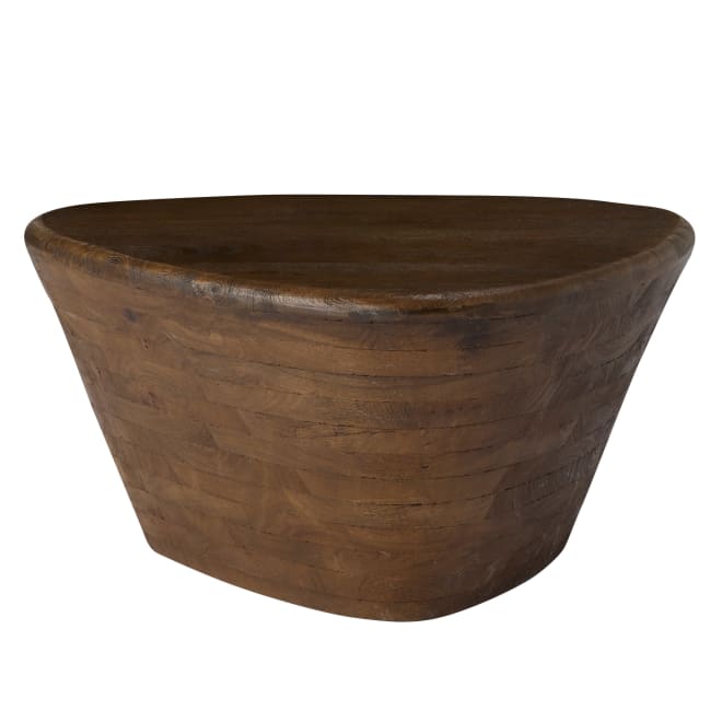 Cohen Umber Mango Wood Side Table color Umber