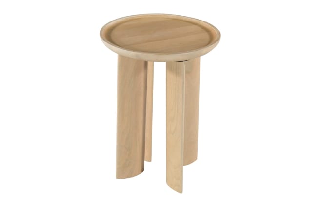 Elme Kofi Side Table Natural - 40 x 40 x 52cm color Natural