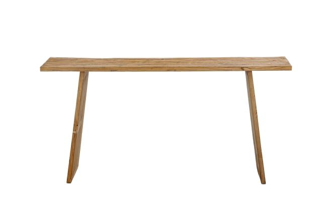 Halden Reclaimed Elm Console Table color Natural