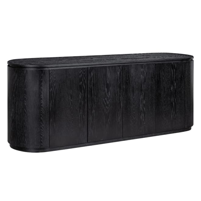 Serra Buffet Oak color Black