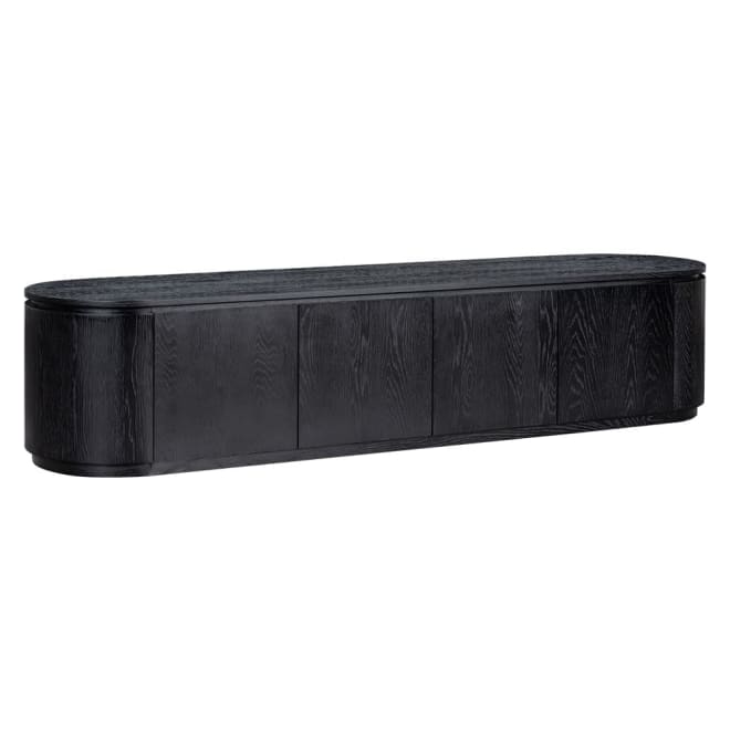 Serra TV Unit Oak color Black
