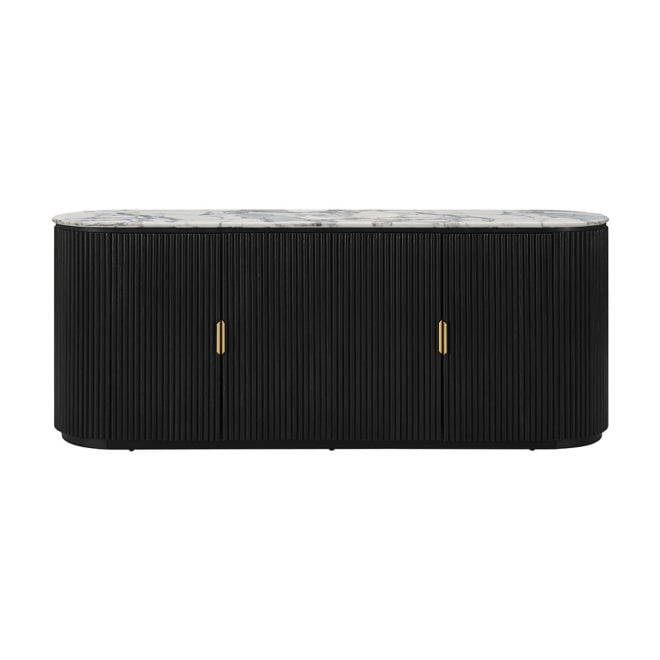 Ares Violetta Buffet Black & Marble 