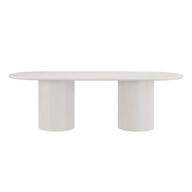 Athens Dining Table White Jade Marble 