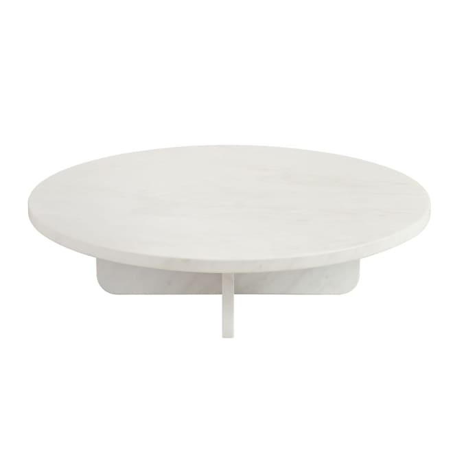 Circe Coffee Table White Marble - 110cm
