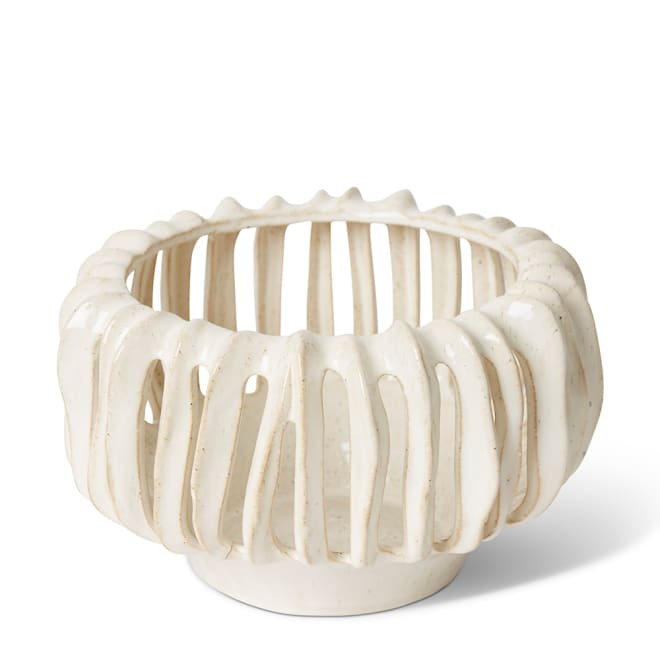 Onyeka Candle Holder White - 25 x 24 x 15cm color White