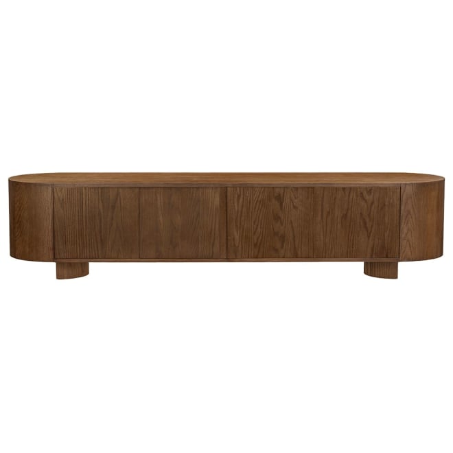 Clairemont Oak TV Unit - 220cm color Natural