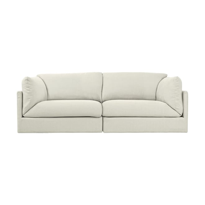 Finley Toorak Pearl Modular Sofa - 2 Seater color Toorak Pearl