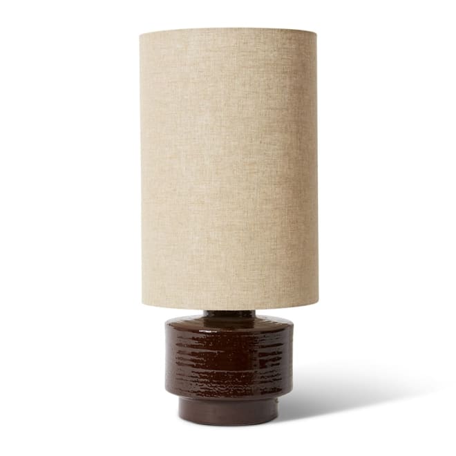 Ezra Table Lamp - 30 x 30 x 66cm color Brown