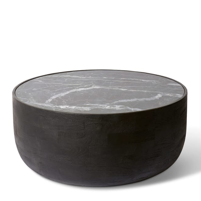 Gazali Coffee Table - 100 x 100 x 45cm color Black/Black