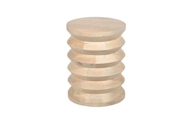 Palma Mango Wood Side Table color Natural
