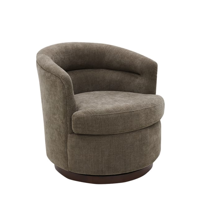 Penelope Swivel Chair Tribute Walnut color Tribute Walnut