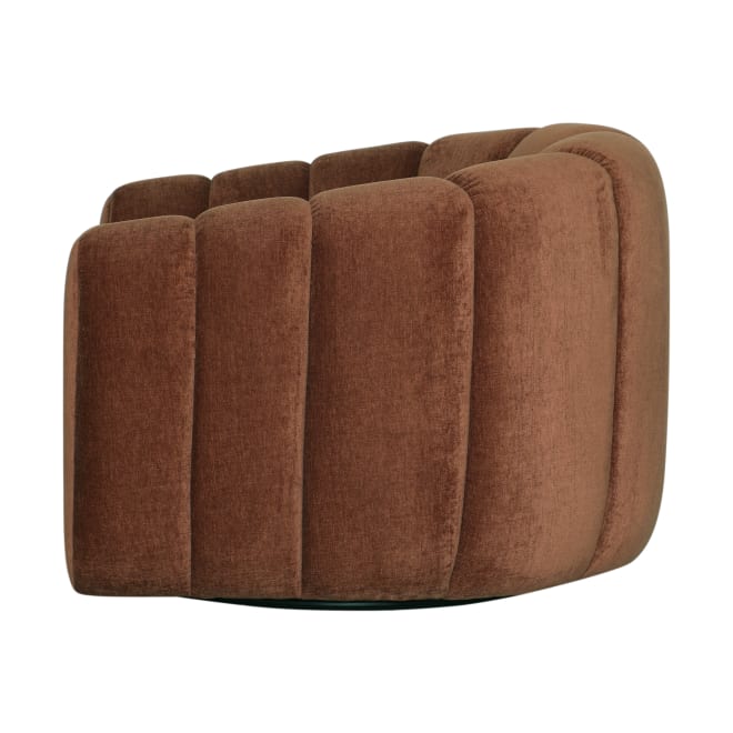 Newry Swivel Chair Muse Rust color Muse Rust