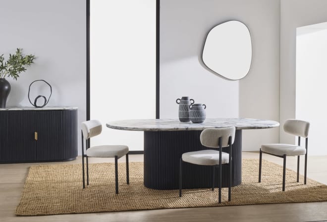 Siena Dining Chair Noa Fog color Noa Fog