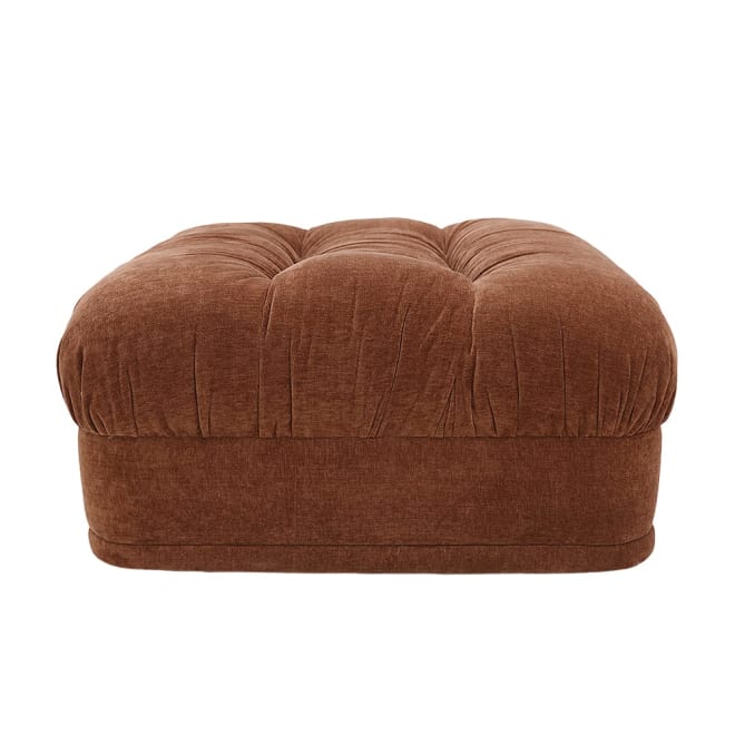 Reva Muse Rust Ottoman color Muse Rust