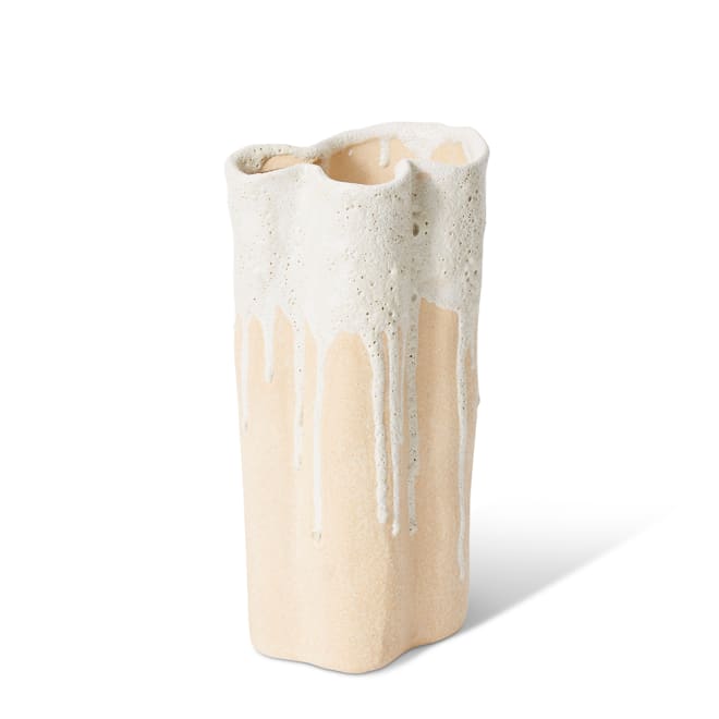 Brenya Vase - 13 x 10 x 26cm color White