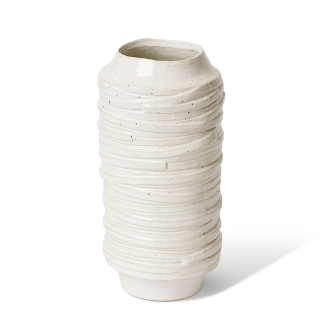 Ellema Vase White - 16 x 16 x 32cm color White
