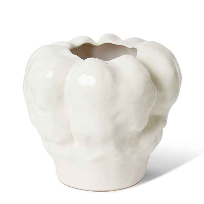 Indusa Vase White - 29 x 29 x 26cm color White
