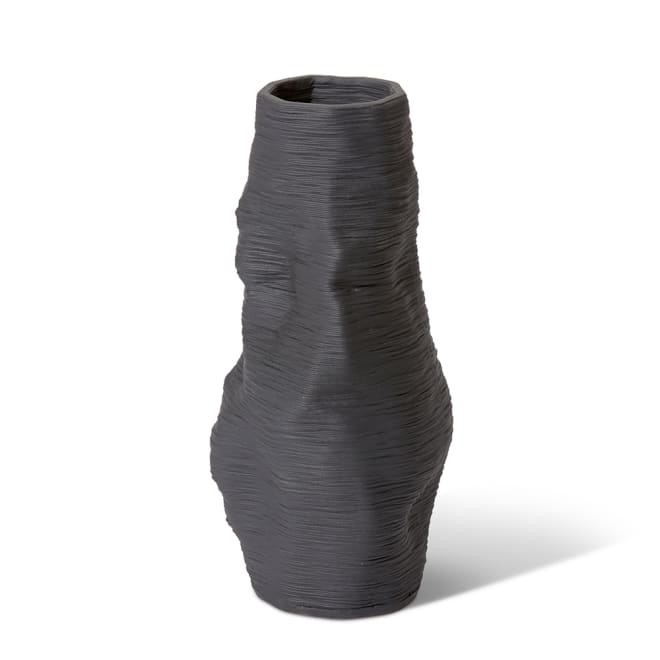 Lwazi Vessel - 15 x 15 x 34cm color Black