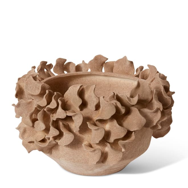 Essien Bowl Taupe - 36 x 35 x 21cm color Taupe