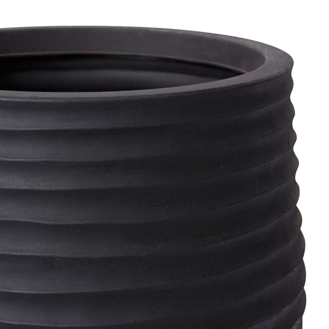 Knox Stonelite Planter Black - 53 x 53 x 49cm color Black