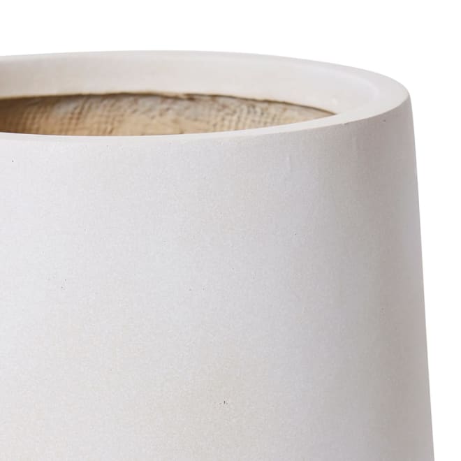 Aiden Fibrestone Planter Beige - 37 x 37 x 44cm 