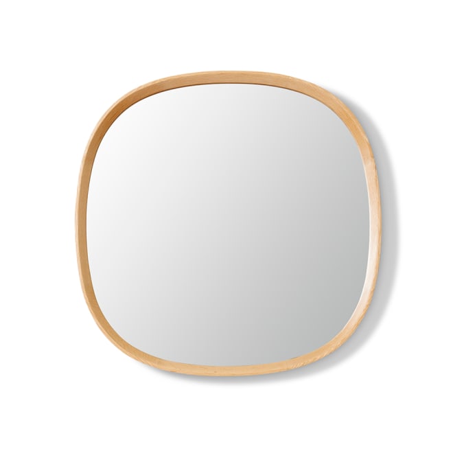 Maha Square Round Mirror - 60 x 5 x 60cm
