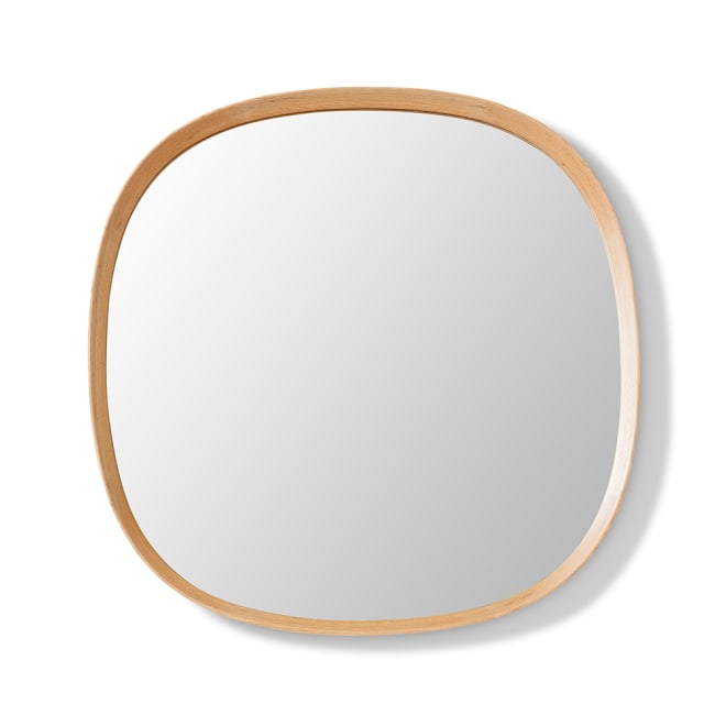 Maha Square Round Mirror - 80 x 6 x 80cm